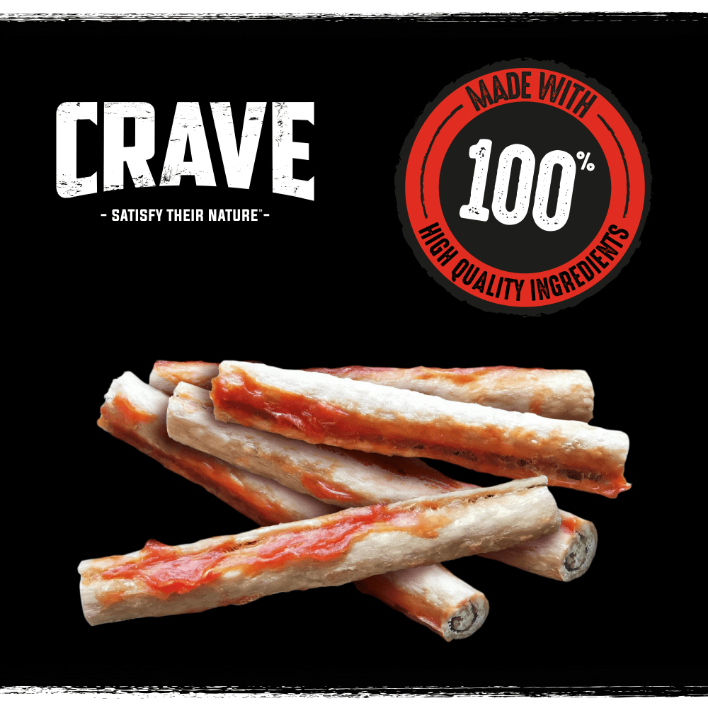 CRAVE™ High Protein Meaty Rolls with Beef 1 x 50g & 8 x 50g - 2