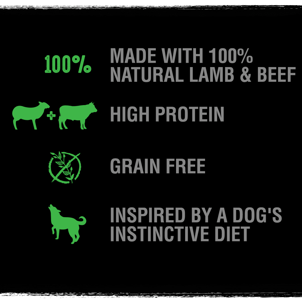 CRAVE™ Adult Dry Dog Food with Lamb & Beef 1kg, 2.8kg, 7kg & 11.5kg - 3