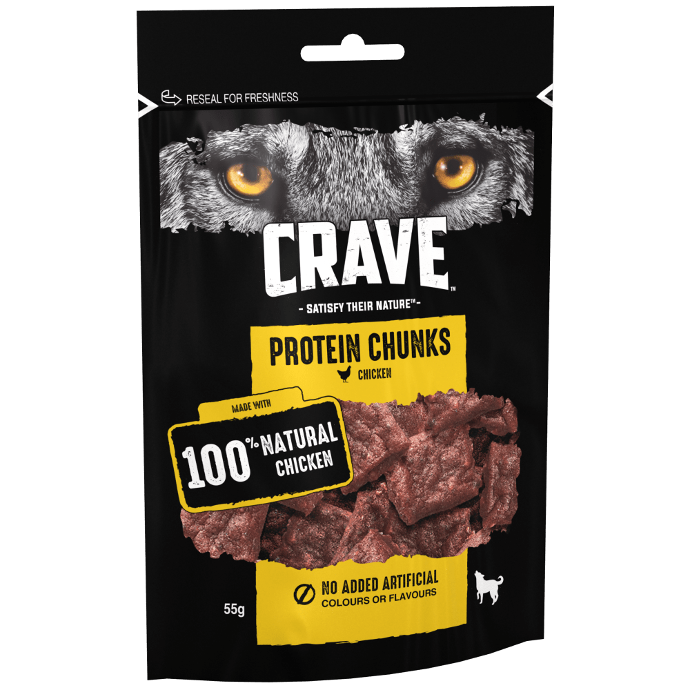 CRAVE™ Protein Chunks Chicken 55g - 1